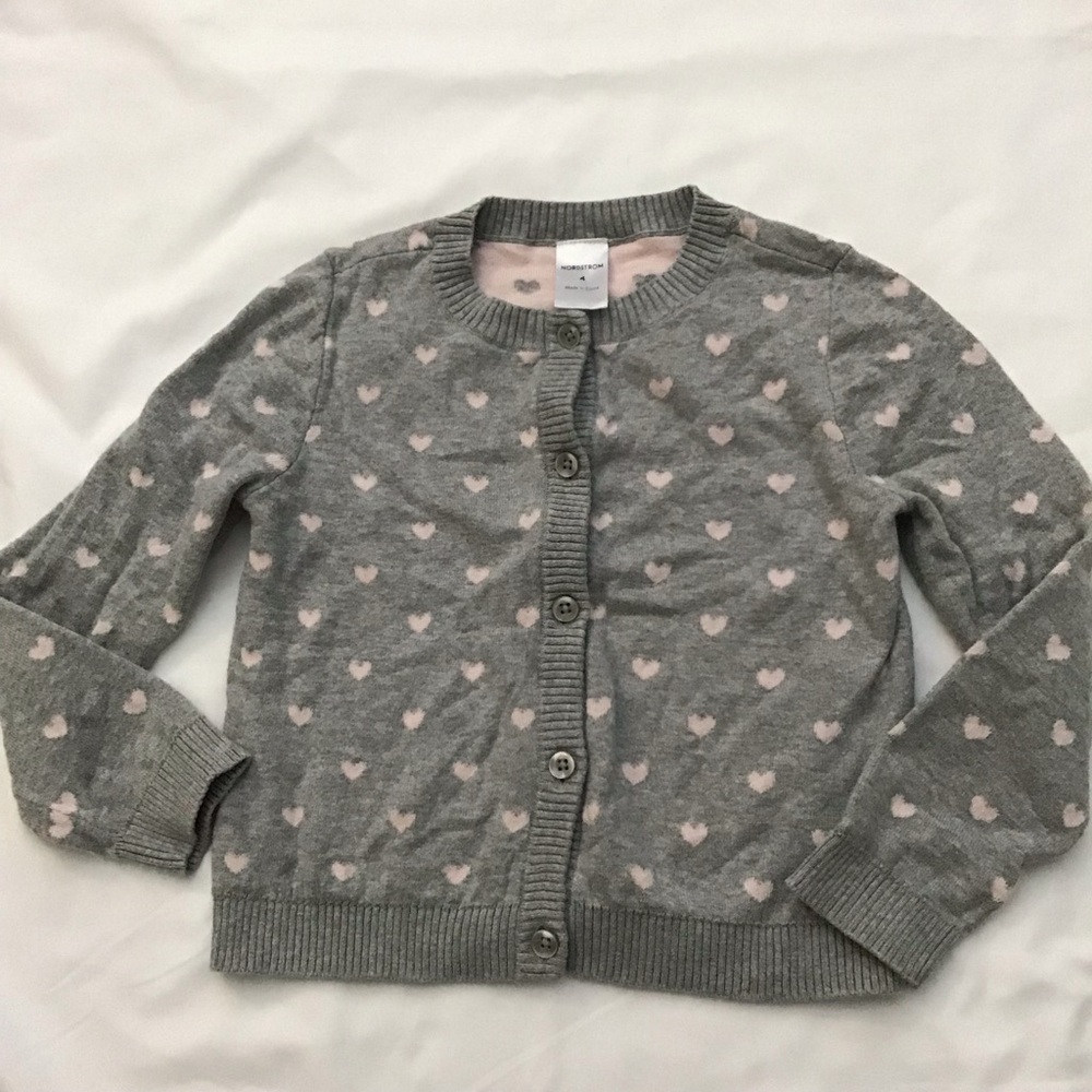 (Like new) Nordstrom Heart Cardigan